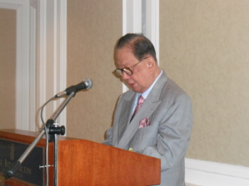 丹斯里拿督斯里杨忠礼博士致欢迎词